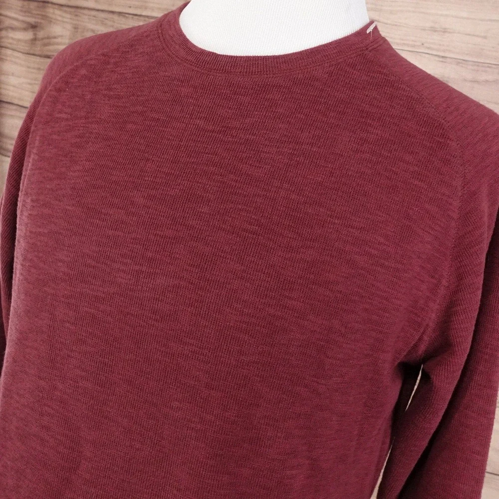 BANANA REPUBLIC RED CREW‎ NECK SWEATER MENS SIZE M MEDIUM